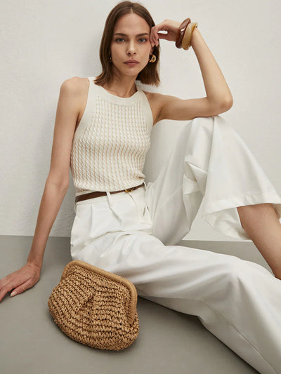 Strick-Tanktop | Strukturmuster | Zeitloser Chic