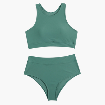 Sport-Bikini - Damen Bustier-Set für Schwimmen & Training