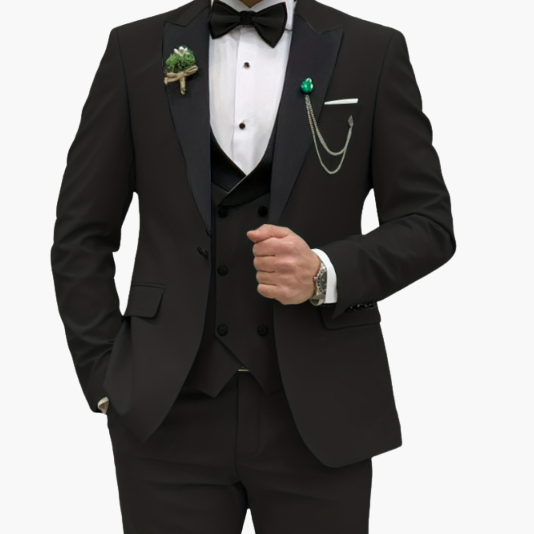 Stylisher Slim Fit Anzug - moderner Look für Herren zur Hochzeit