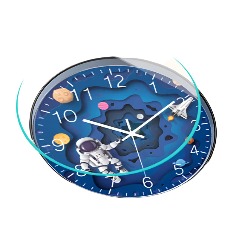 Cosmotime Kinderzimmer-Themen Wanduhr