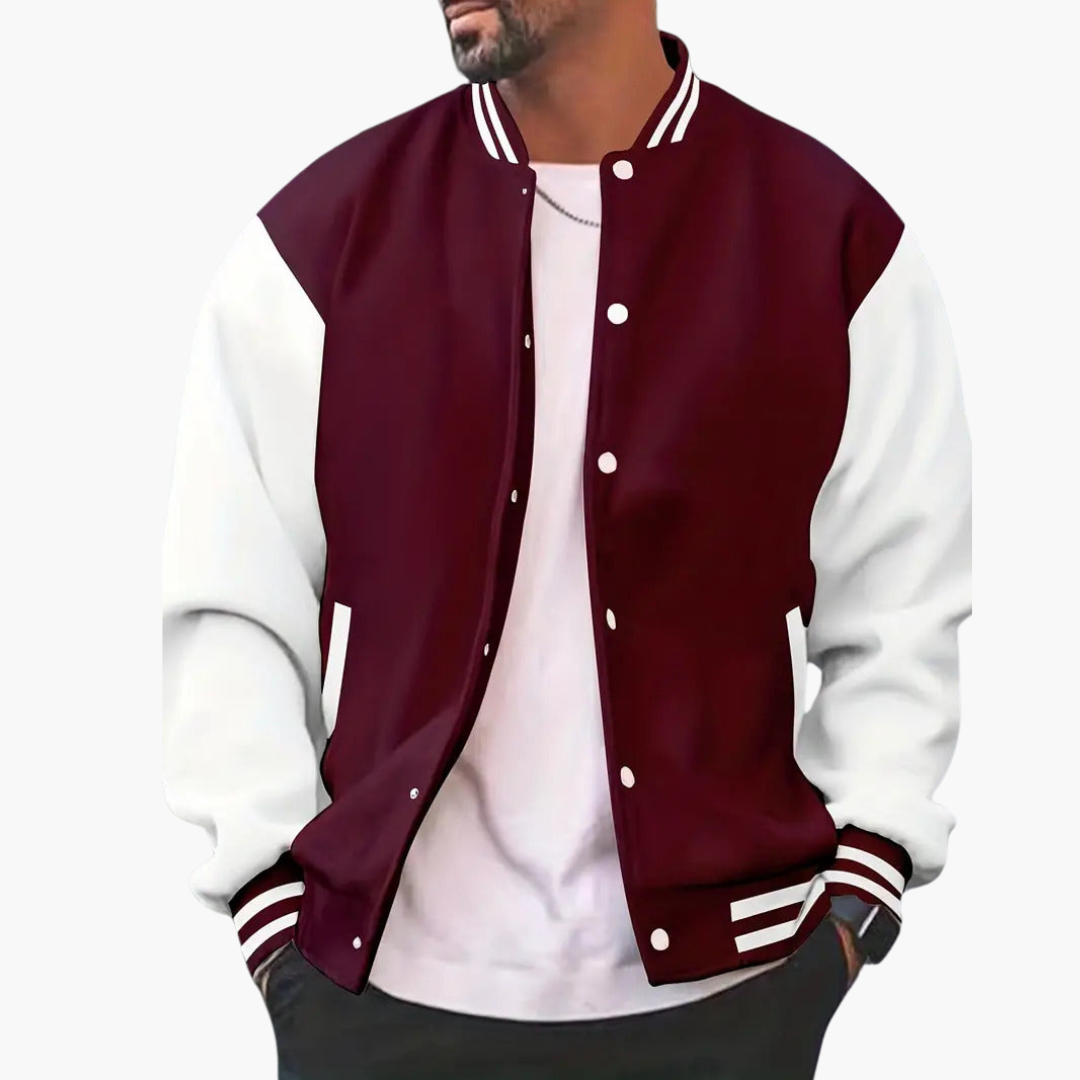 Varsity Bomberjacke für Herren - Leichte Sommer Collegejacke