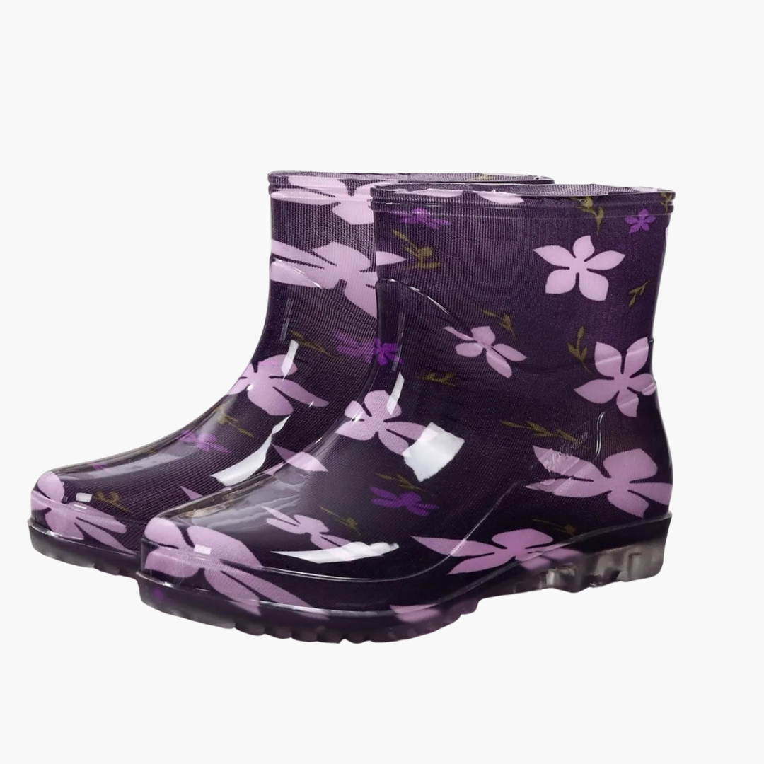 Damen Stiefeletten mit bedrucktem Schaft