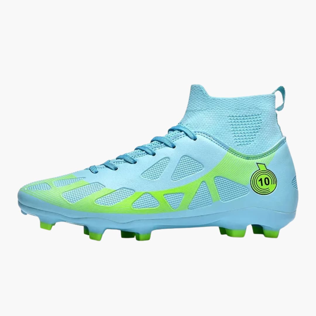 Unisex Fußballschuhe mit Stollen Sohle und Strick Kragen