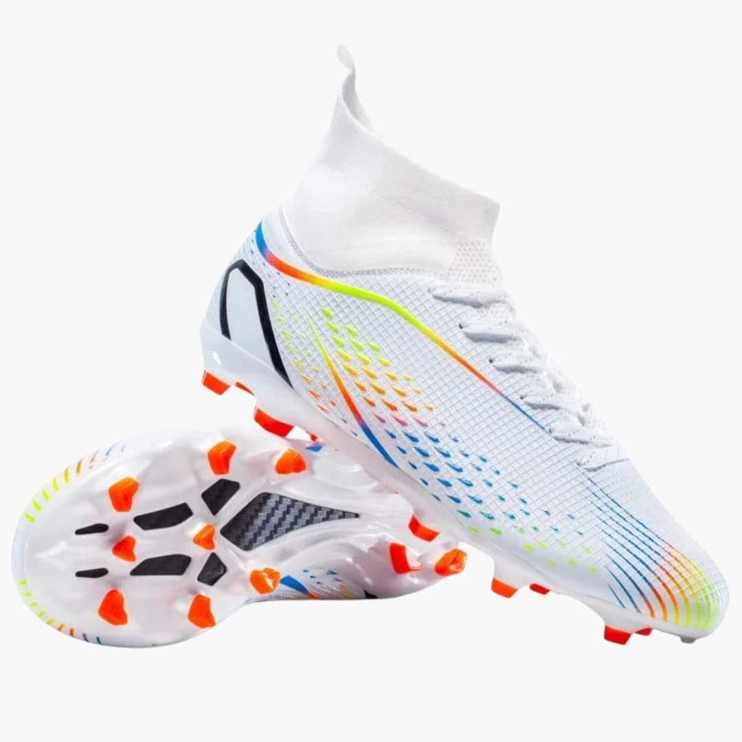 Herren-Fußball schuhe mit Schnürverschluss und Knöchelkragen