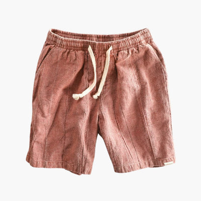 Knielange Herren-Sommer-Shorts mit Kordelzugbund