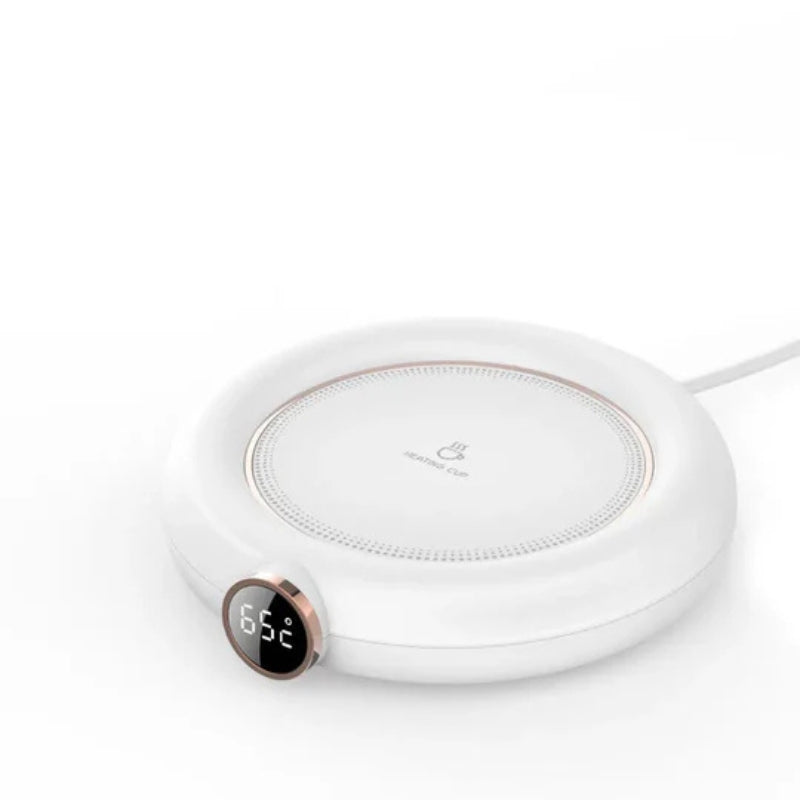 HeatWave – USB-Heißgetränkehalter mit LED-Display für perfekt temperierte Getränke