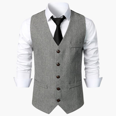 Herringbone Trachtenweste für Herren - Oktoberfest 2025