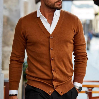 Strickjacke Mit Knöpfen Für Herren | Casual Cardigan Stil
