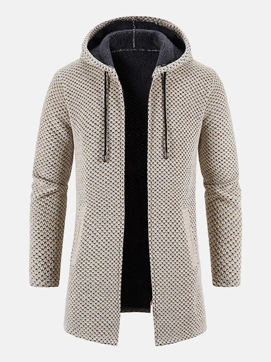 Kuschelige Jacke mit Fleece-Futter für Männer