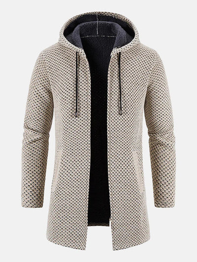 Kuschelige Jacke mit Fleece-Futter für Männer
