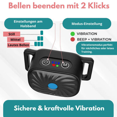 Antibellhalsband für kleine Hunde | Effektive und sichere Sommerlösung gegen Bellen