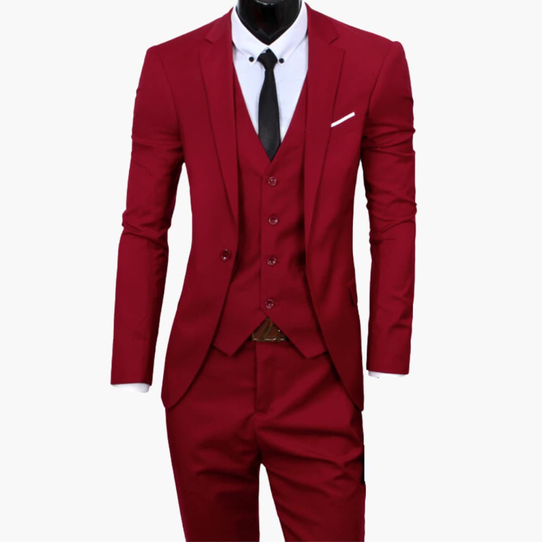 Eleganter Slim Fit Anzug - moderner Look für Herren zur Hochzeit