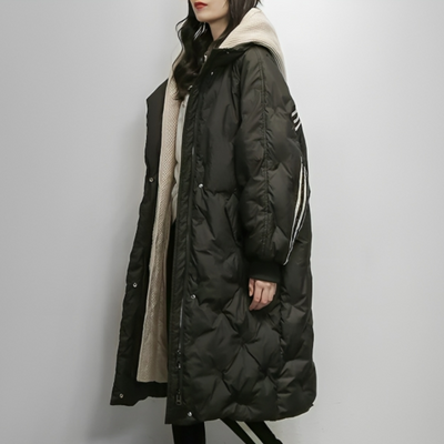 Daunenjacke mit Kapuze für Frauen