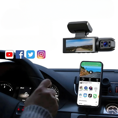 StrataCam - Fortgeschrittenes 320° Ultra-Weitwinkel Smart-Dashcam-System