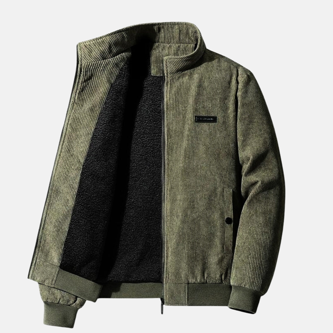 Moderne Bomberjacke aus Cord für Männer
