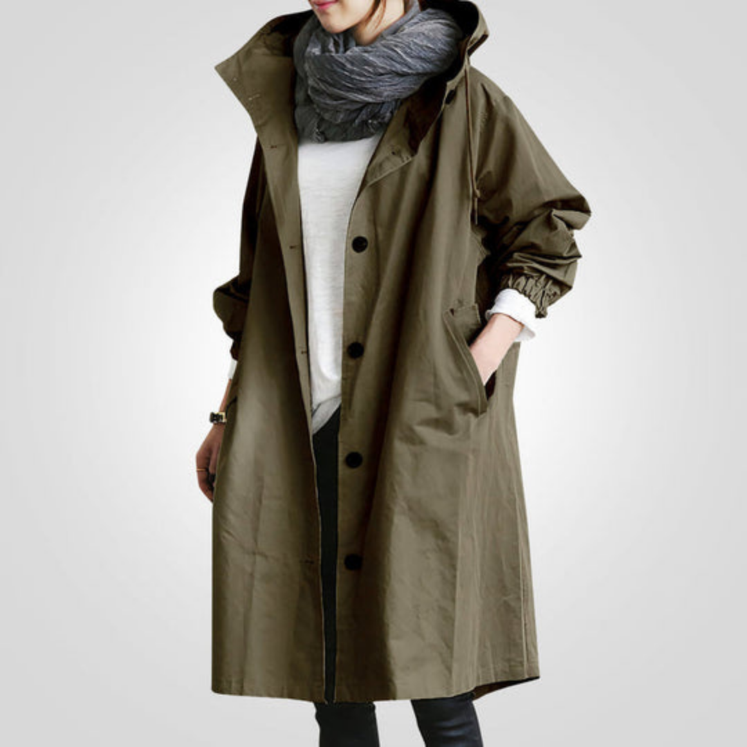 Regenjacke Damen Mit Knopfverschluss | Klassisch & Wetterfest