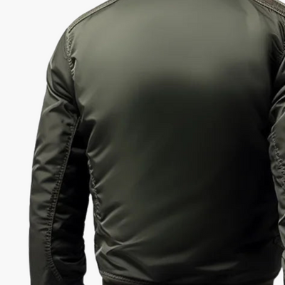 Herren Bomberjacke mit Kragen und Ärmeltasche