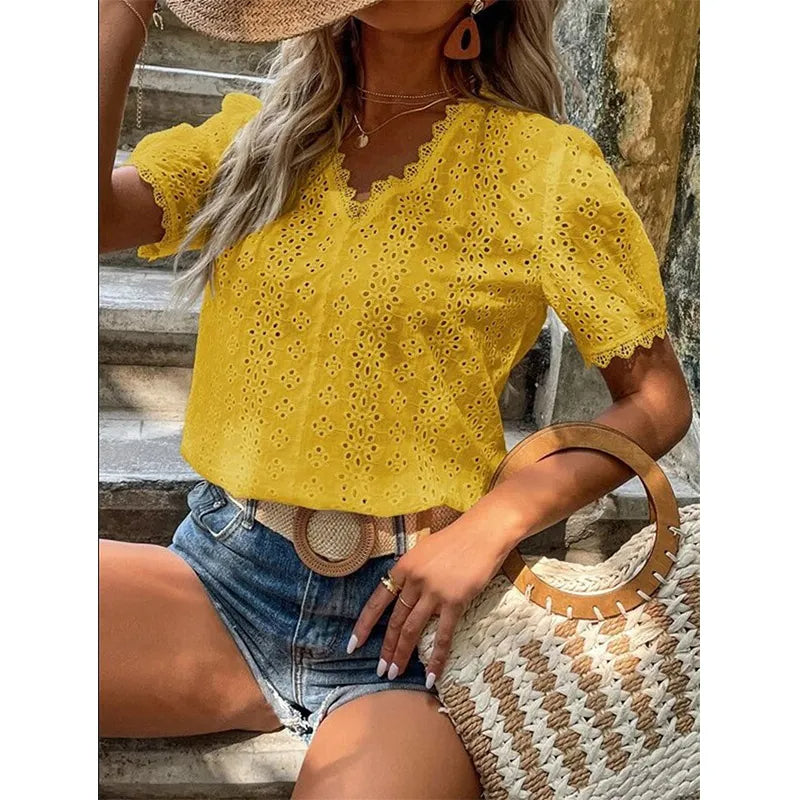Alta® | Sommerliche Spitzenbluse