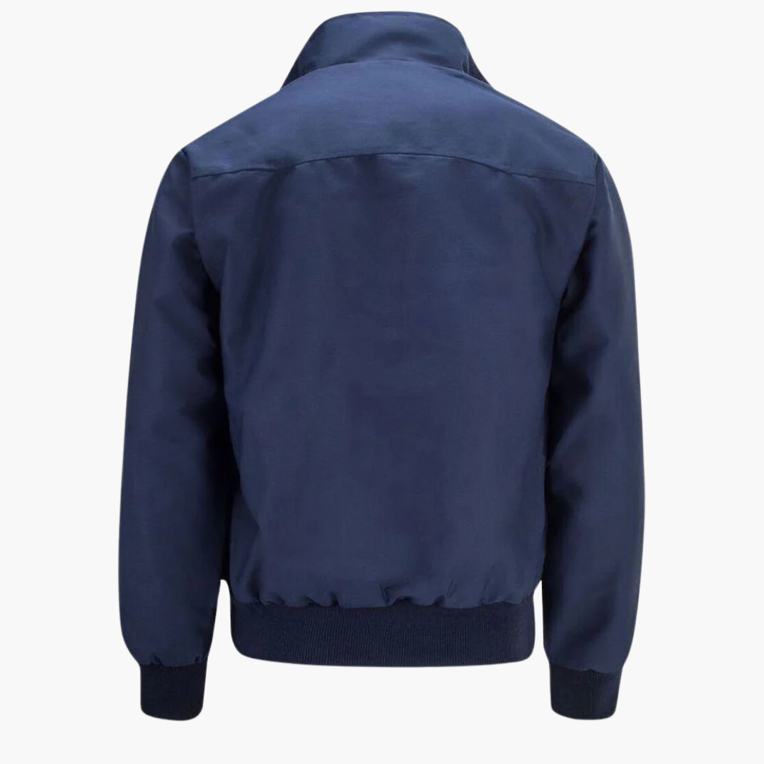 Herren Harrington Bomberjacke mit Tartan Futter