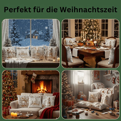 CozyFest – Weihnachtlich Gestalteter Kissenbezug Für Wohnkultur