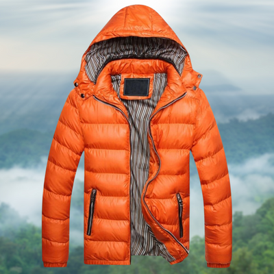 Winterjacke mit Kapuze und Seitentaschen für Herren
