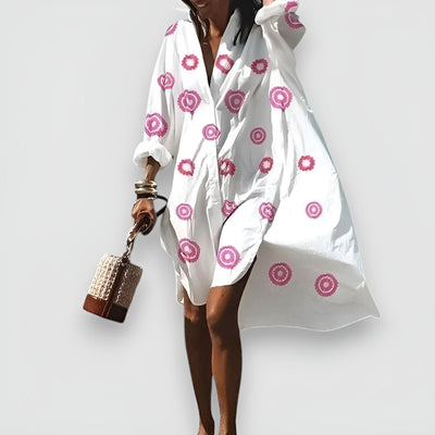 Kleid mit Print | Lockerer Schnitt | Sommerlicher Flair