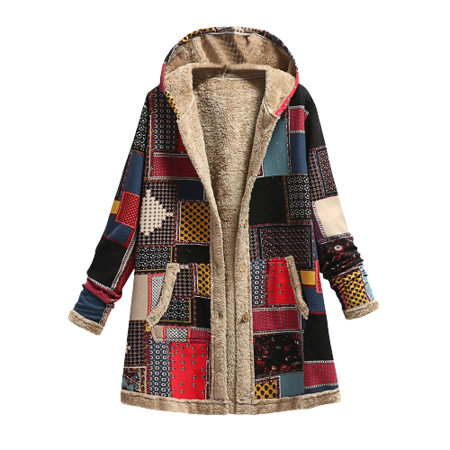 Kapuzen-Winterjacke für Damen