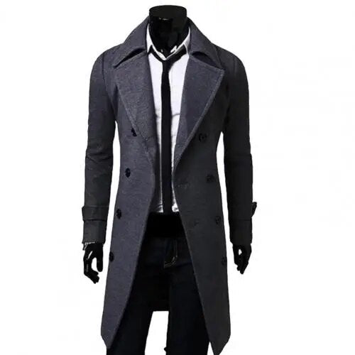 Zweireihiger Britischer Trenchcoat für Herren