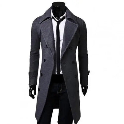 Zweireihiger Britischer Trenchcoat für Herren