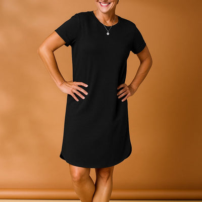 Olivia Sommerkleid | T-Shirt-Kleid aus Baumwolle mit Taschen