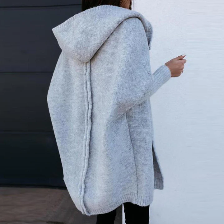Strickjacke mit Offener Vorderseite für Damen