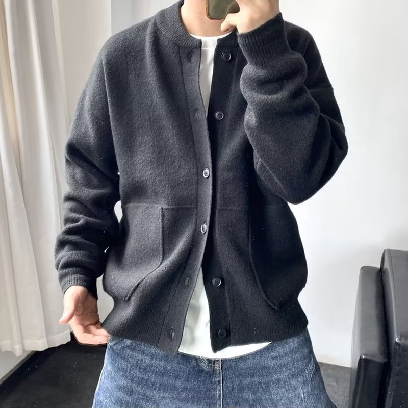 Casuales Winter-Strickjacke für Männer