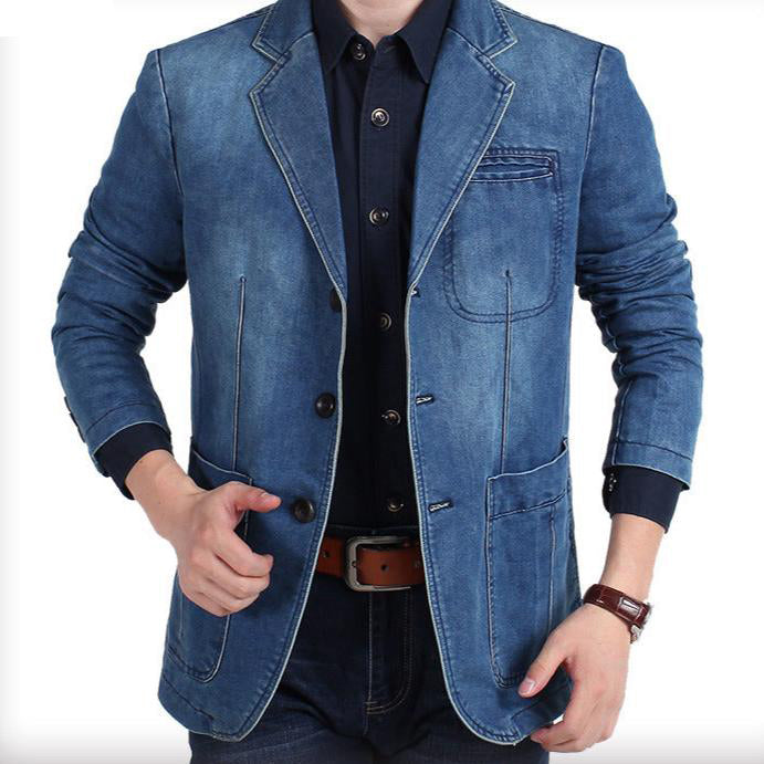Maverick | Herren-Denim-Blazer
