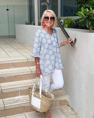 Annamaria® | Stylische Bluse mit V-Ausschnitt