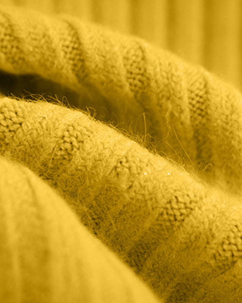 Warmer Rollkragenstrickpullover für Frauen