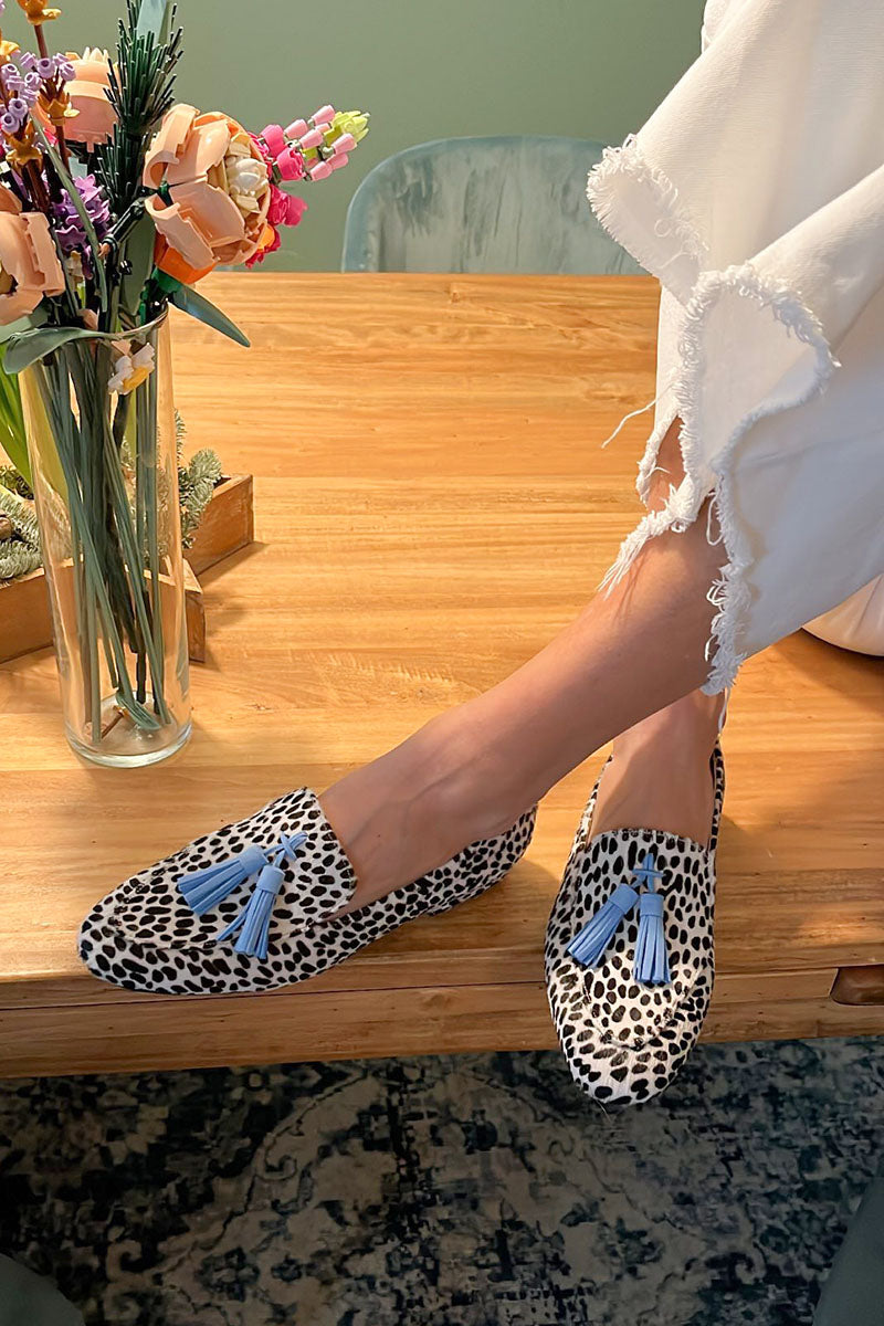 Doris™ - Mokassin mit Fransen und Muster