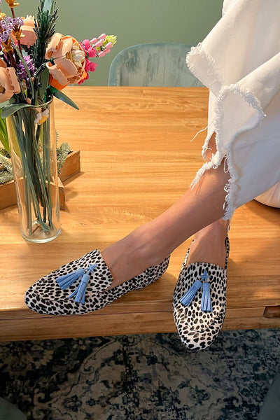 Doris™ - Mokassin mit Fransen und Muster