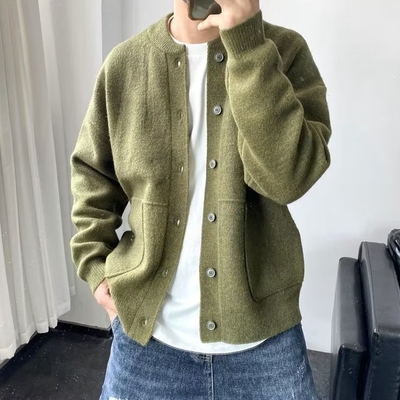 Casuales Winter-Strickjacke für Männer