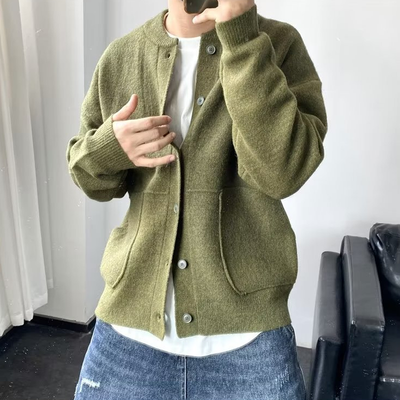 Casuales Winter-Strickjacke für Männer