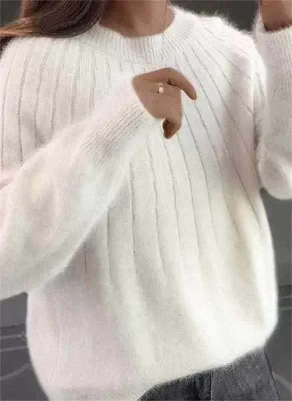 Bequemer Strickpullover für Damen