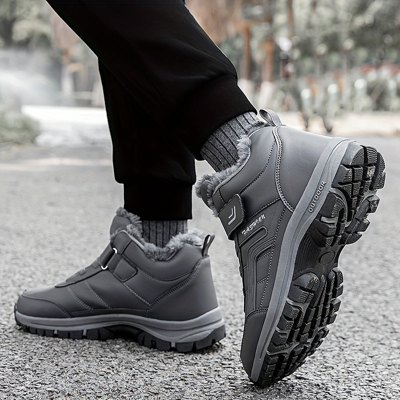 Winterschuhe Herren | Stiefel Mittelhoher Schnitt Mit Schnürung