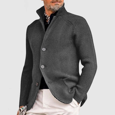 Ramon - Elegante Herrenstrickjacke mit Kapuze