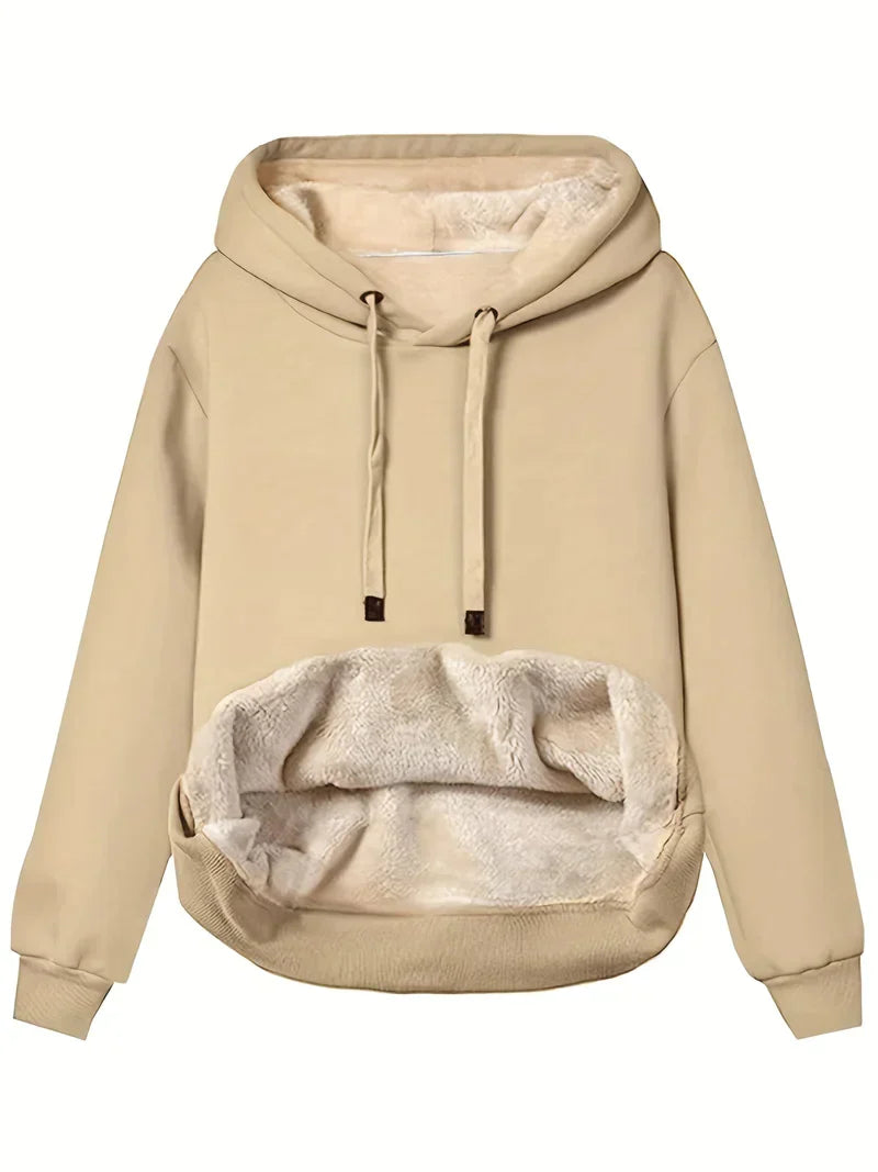 Kuscheliger Sherpa-Hoodie für Frauen