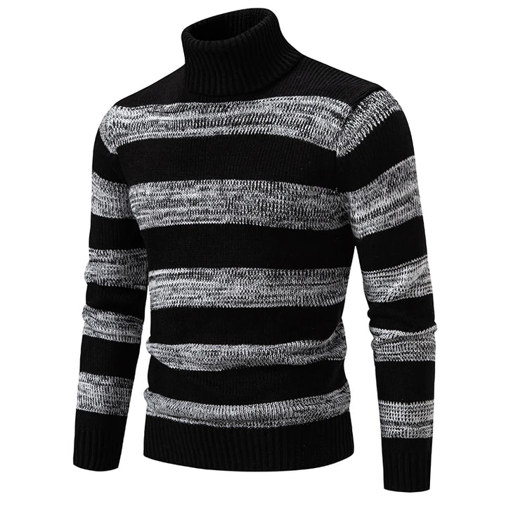 Farbblock-Strickpullover für Männer