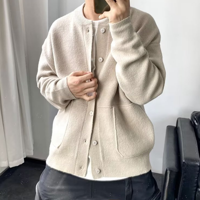 Casuales Winter-Strickjacke für Männer
