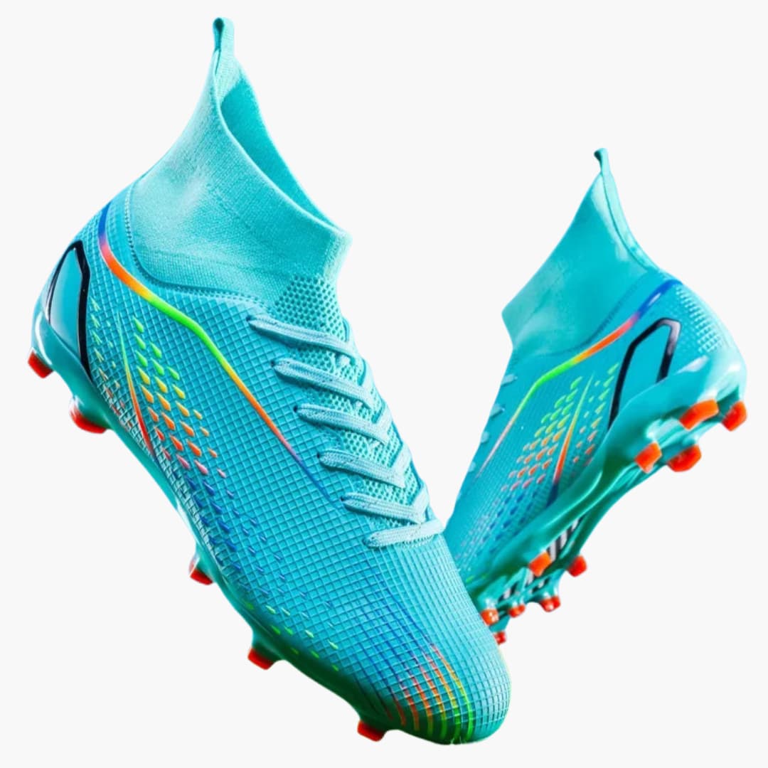 Herren-Fußball schuhe mit Schnürverschluss und Knöchelkragen