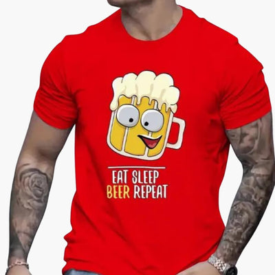 Biermotiv T-Shirt für Herren - Oktoberfest 2025