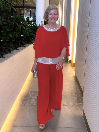 Eleganter Jumpsuit | Fließend & Figurschmeichelnd | Glamouröser Chic