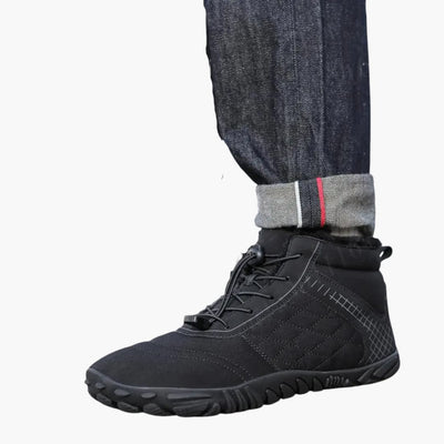 Herren Barfuß-Winterschuhe mit Isolierung und rutschfester Sohle