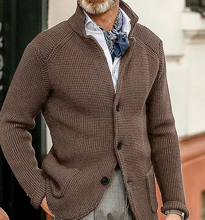 Retro-Patchwork-Blazer für Herren